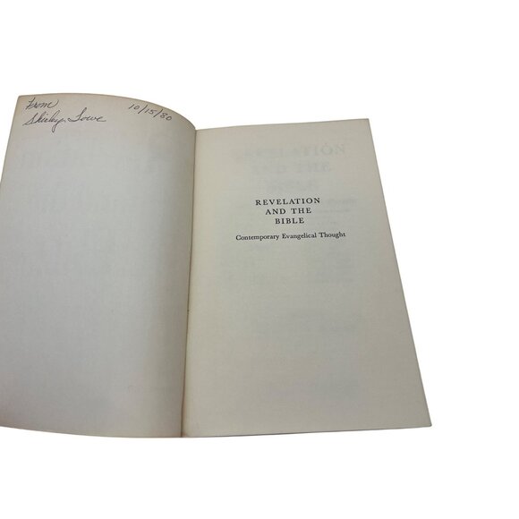 1974 Revelation and the Bible Contemporary Evangelical Thought Paperback Book - Picture 3 of 6